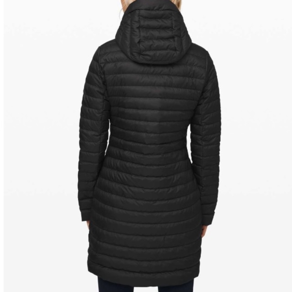 Lululemon Pack It Down Long Jacket Black - Picture 2 of 13